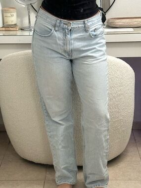 Aeropostale Light Blue Women's Straight Leg Jeans